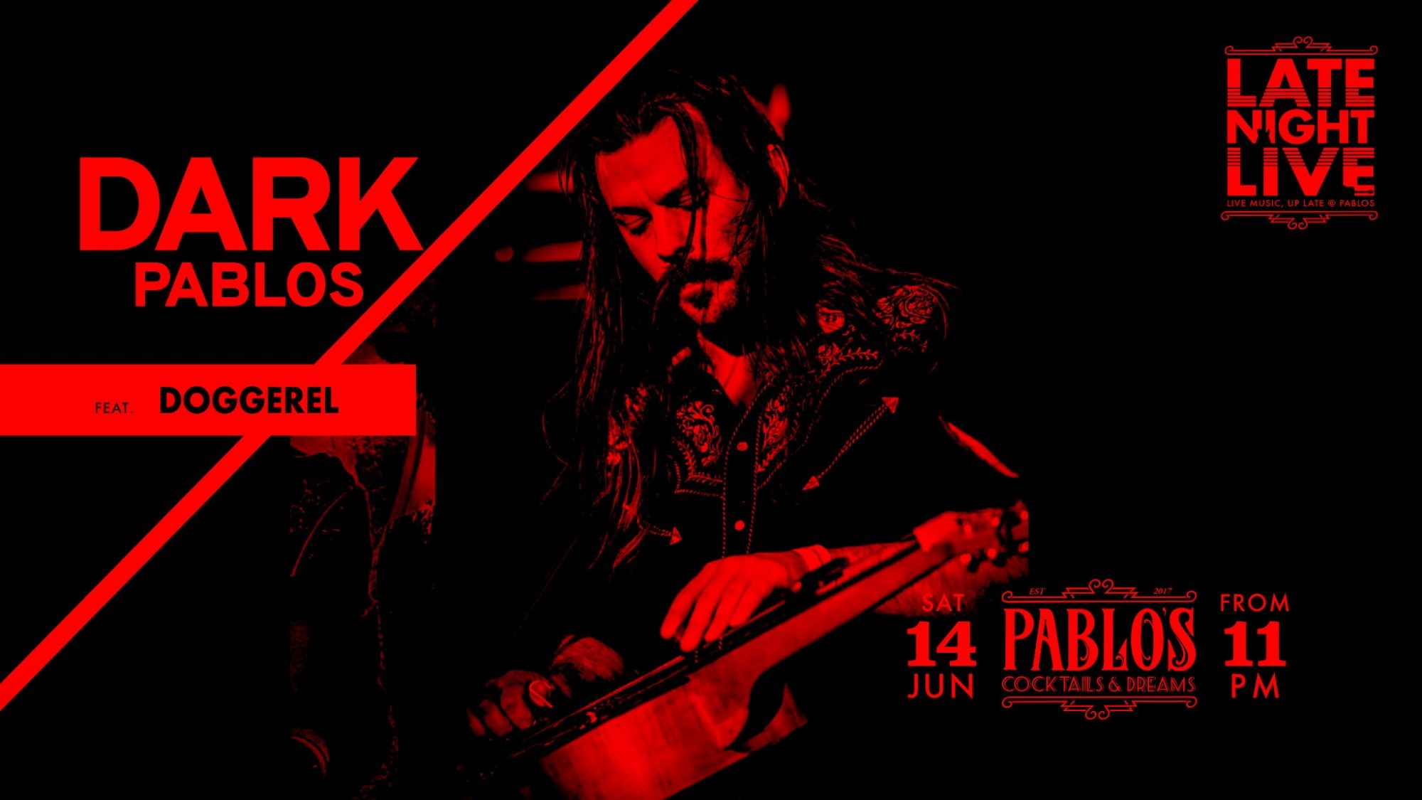 Dark Pablo's  Late Night Live Ft Kier Stevens