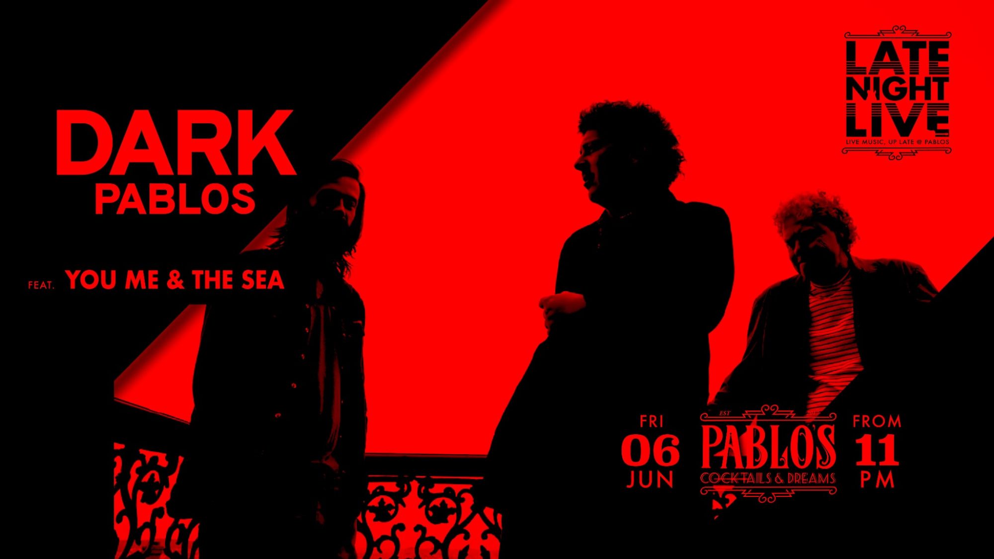 Dark Pablo's Late Night Ft You Me and the Sea