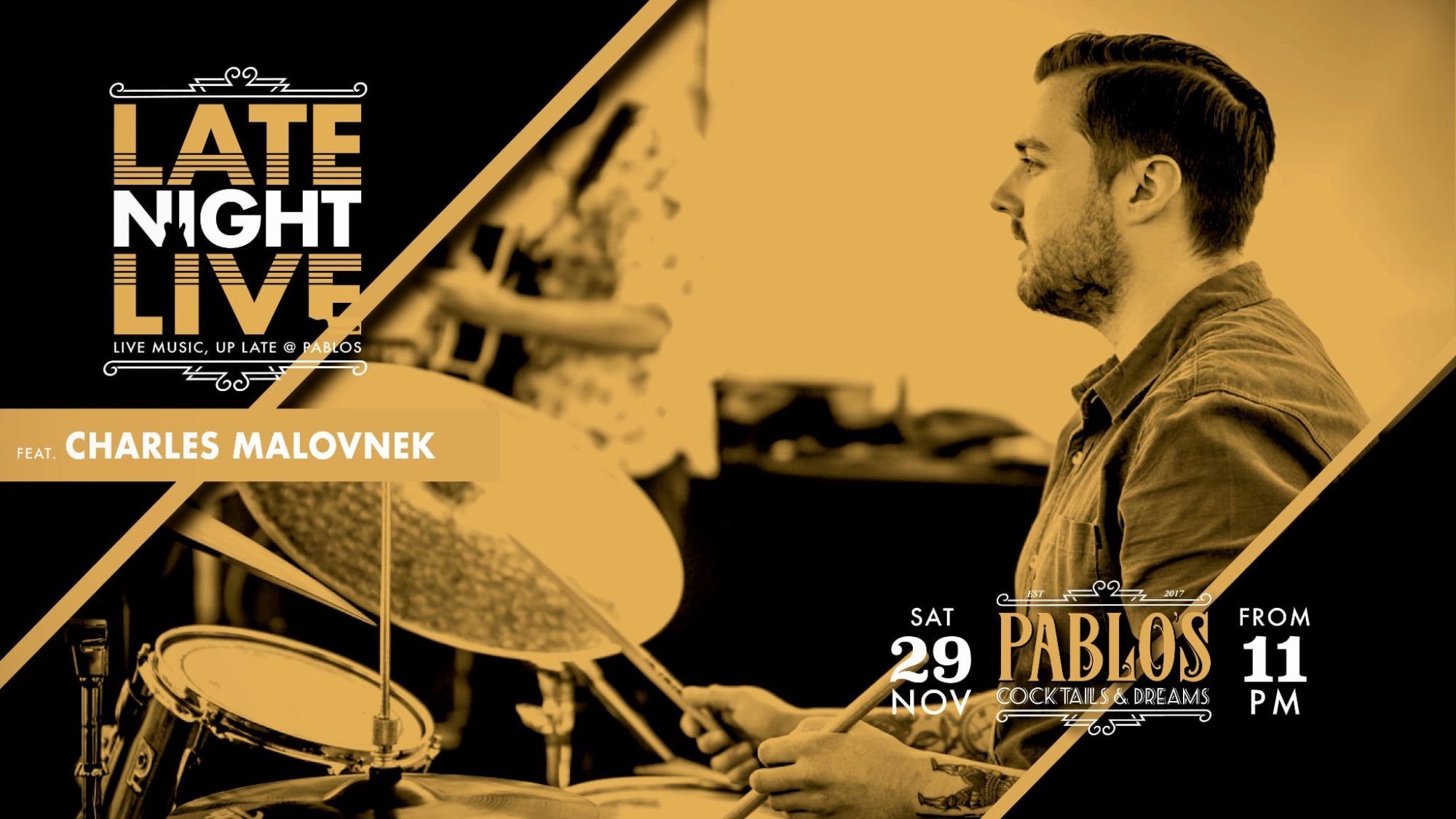 Late Night Live Ft Charles Malovenk Quartet